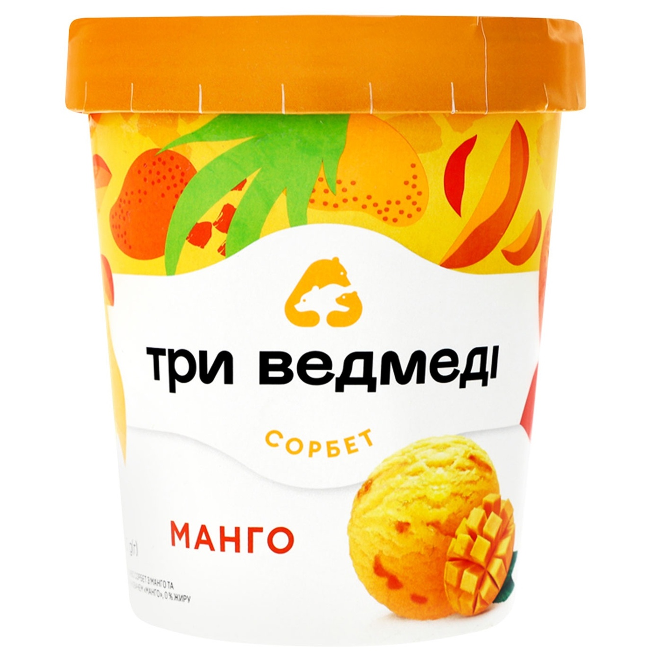 

Мороженое Три Медведя манго сорбет 320г
