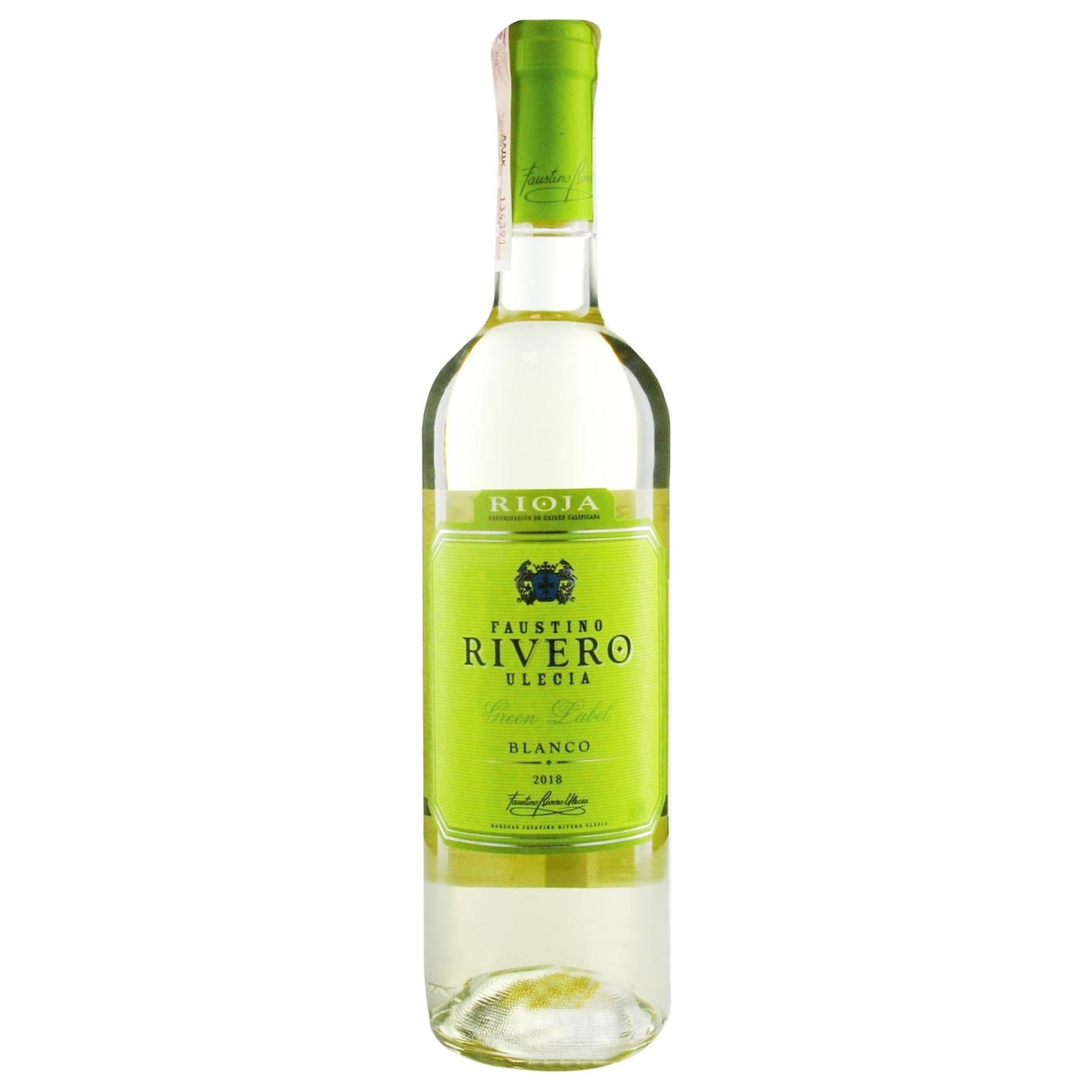 

Вино Faustino Rivero Ulecia Green Label Blanco Rioja белое сухое 12,5% 0,75л