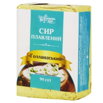 Сыр плавленый Українська Зірка Голландский 90г - купить, цены на Таврия В - фото 1