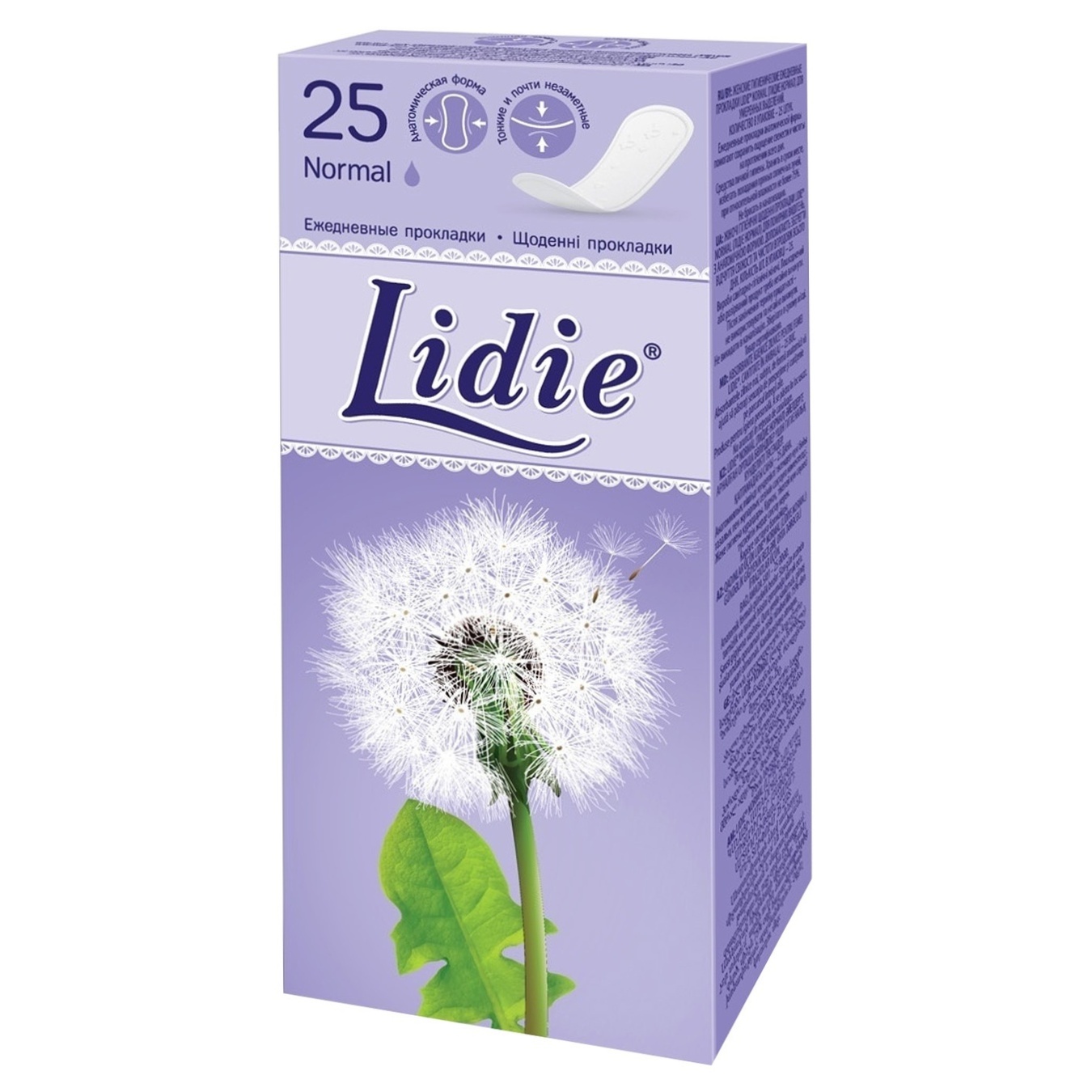 

Прокладки ежедневные Lidie Normal 25шт