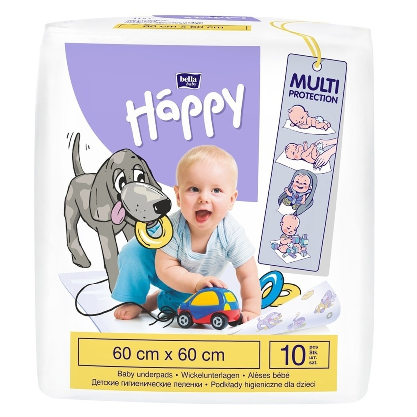 

Пеленки Bella Happy Baby гигиенические 60х60см 10шт