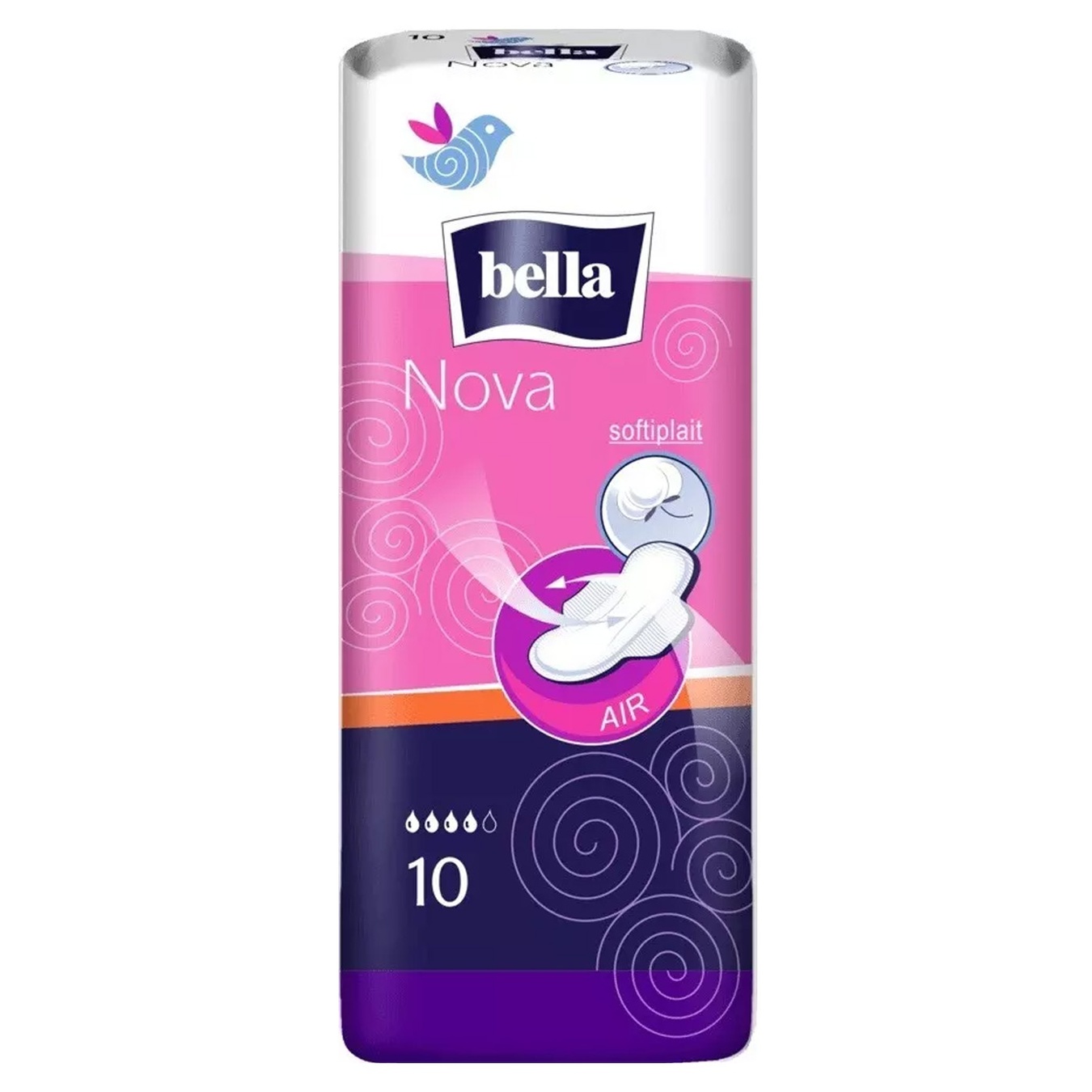 

Прокладки гигиенические Bella Nova Softiplait Air 10шт