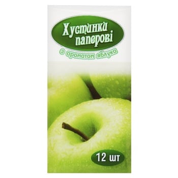 Хустинки носові Субота з ароматом яблука 12шт - купити, ціни на - фото 2