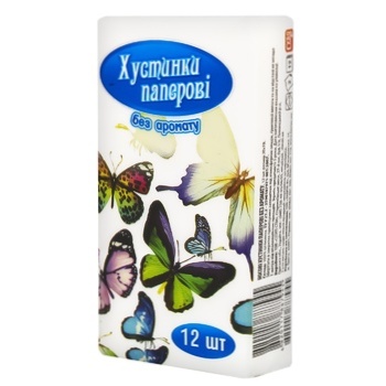 Хустинки носові Субота 12шт - купити, ціни на - фото 1