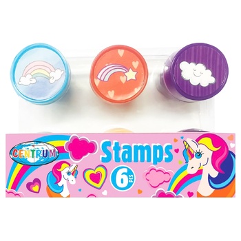 stamp centrum 6pcs