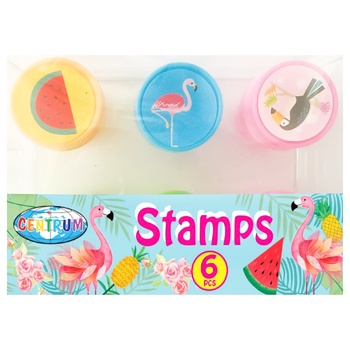 stamp centrum 6pcs