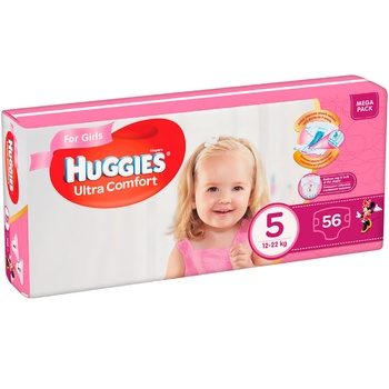 Huggies Ultra Comfort Girl 5 Baby Diapers - buy, prices for NOVUS - photo 1