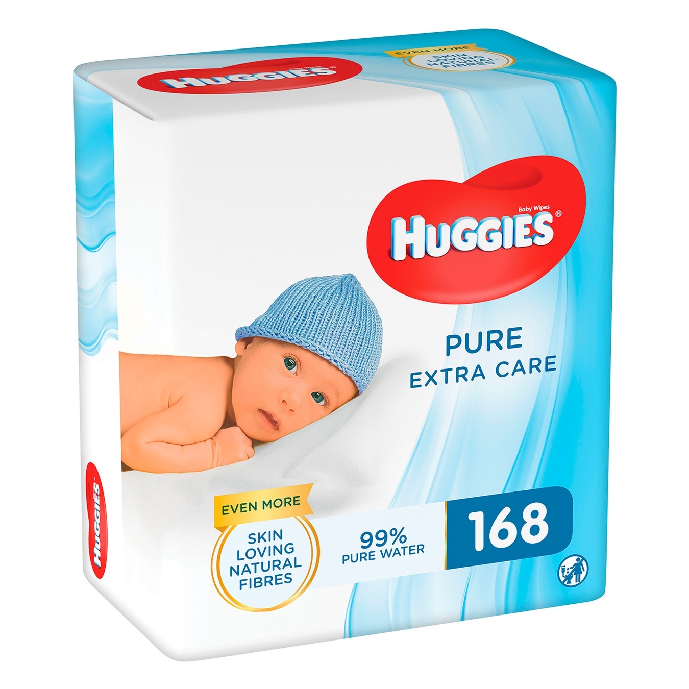 

Салфетки влажные Huggies Pure Extra Care детские 3х56шт