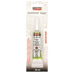 Pentart Universal Lime with Sequins Contour 20ml