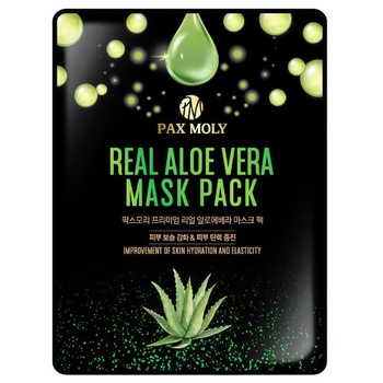 Маска для лица Pax Moly Real Aloe Vera с эстракт алоэ 25мл