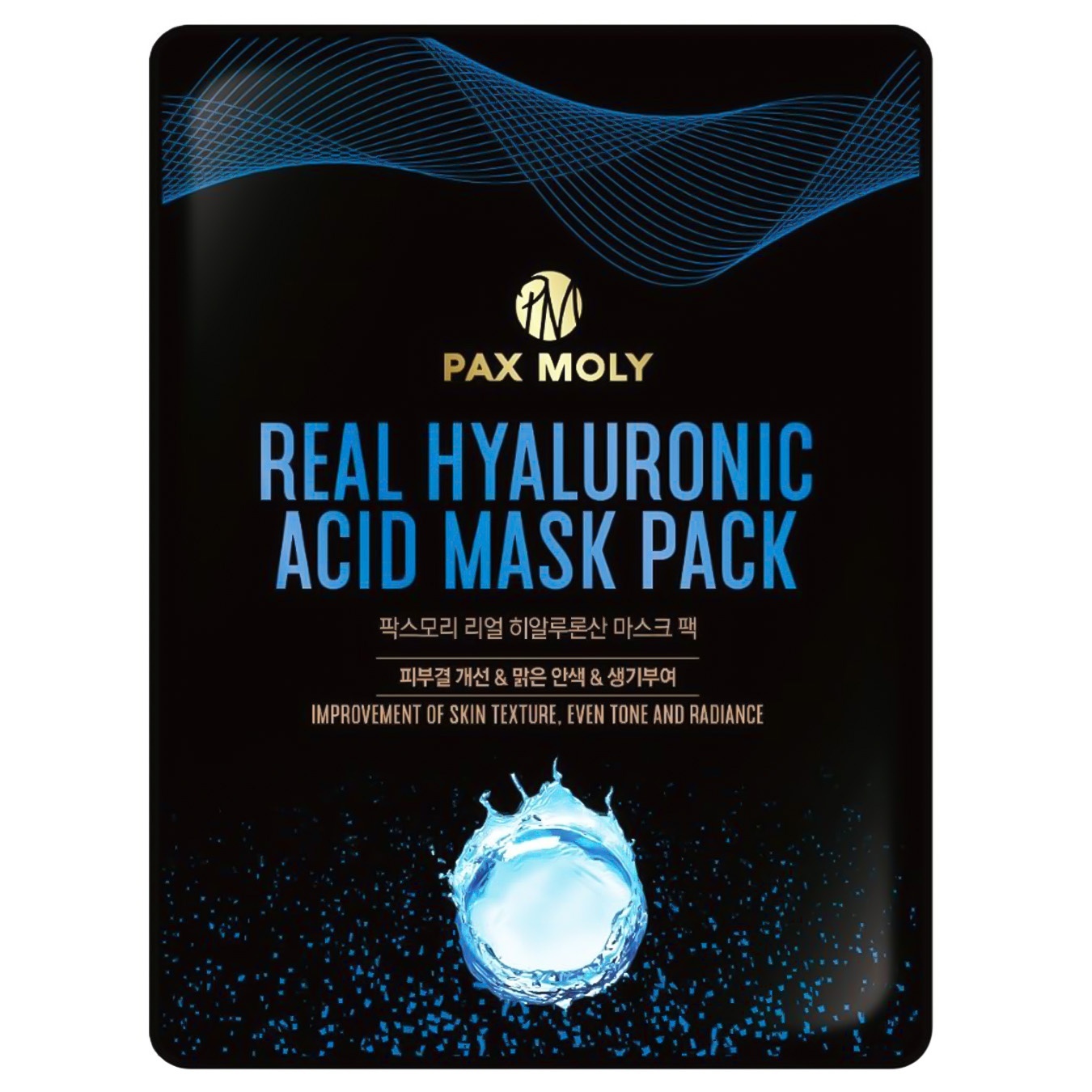

Маска для лица Pax Moly Real Hyaluronic Acid тканевая с гиалуроновой кислотой 25мл