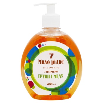 7 Liquid Soap with Pear and Honey Extract 460ml - buy, prices for COSMOS - photo 1