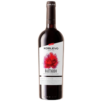 Koblevo Bordo Bastardo Red Semi-Sweet Wine 0.75l - buy, prices for Auchan - photo 1