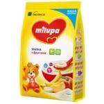 Каша молочная Milupa сухая быстрорастворимая манная с фруктами 210г