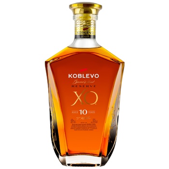 Бренди Koblevo Reserve XO виноградный марочный 10лет 40% 0,5л - купить, цены на ЕКО Маркет - фото 2