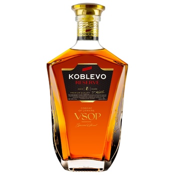 Koblevo Reserve VSOP 5 Years Cognac of Ukraine 40% 0.5l - buy, prices for NOVUS - photo 1