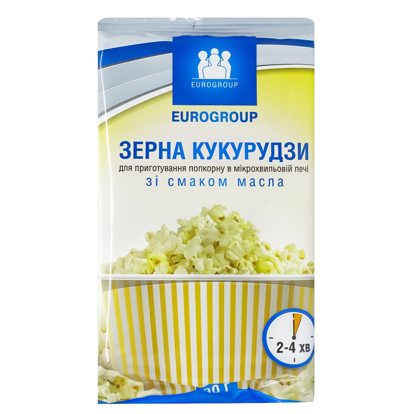 

Микропопкорн Eurogroup со вкусом масла 90г