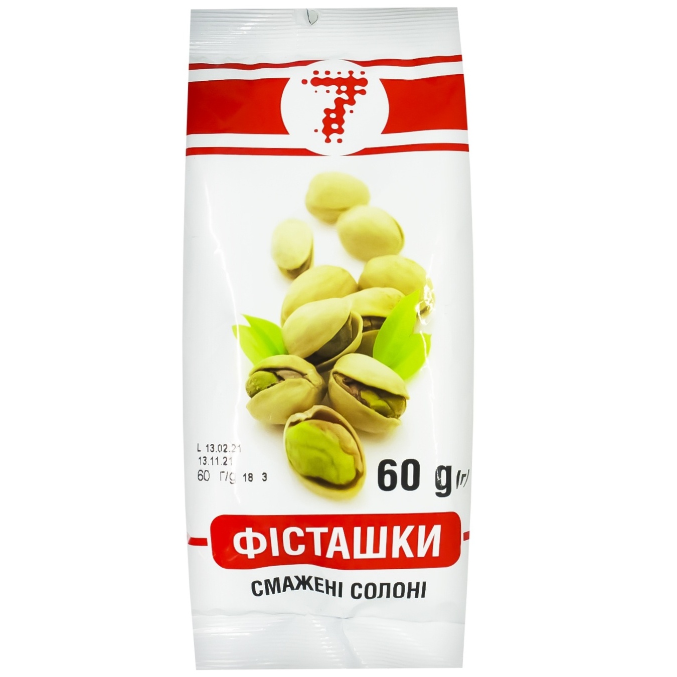 

Фисташки Українська Зірка солёные 60г