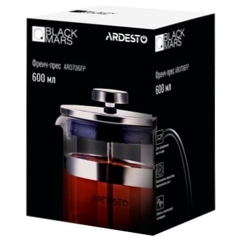 Ardesto Black Mars French Press 600ml - buy, prices for Vostorg - photo 2