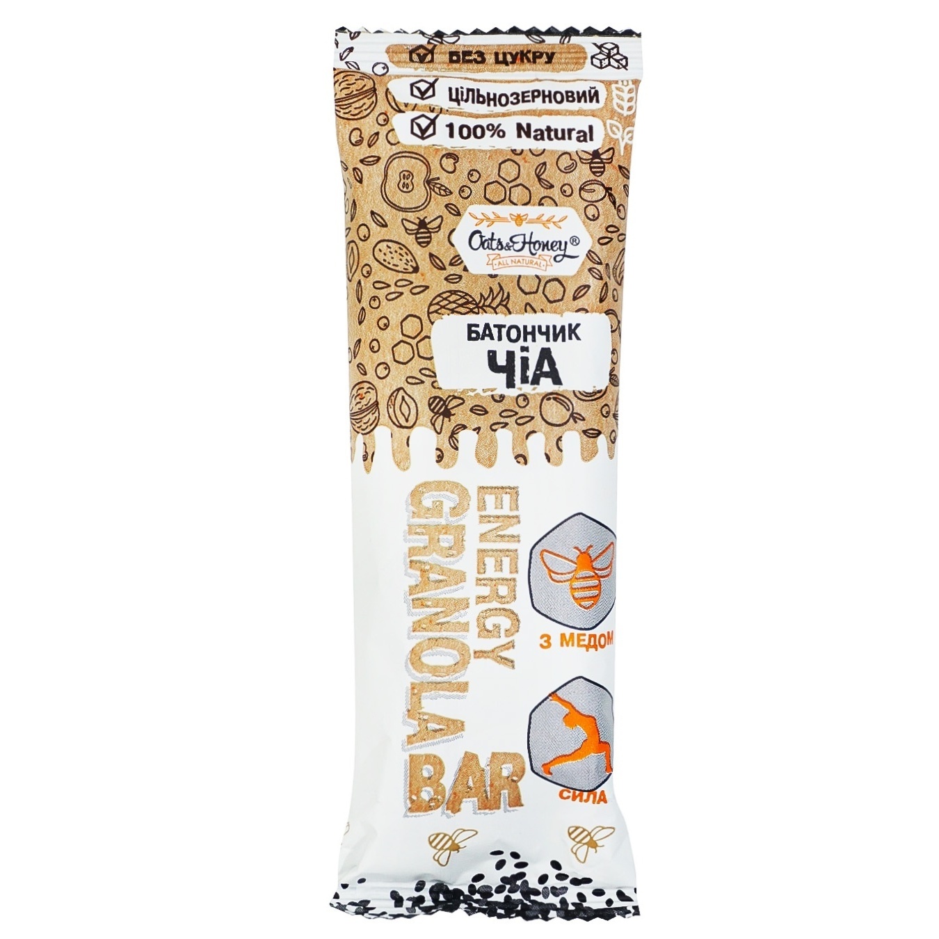 

Батончик Granola с семенами чиа 40г