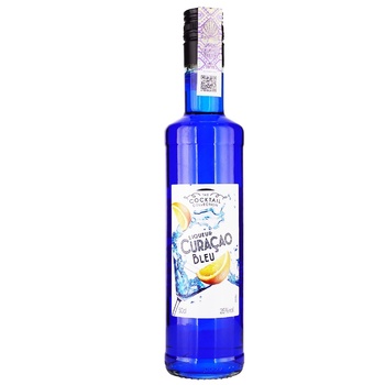 Curacao Blue Liqueur 25% 500ml - buy, prices for Auchan - photo 1