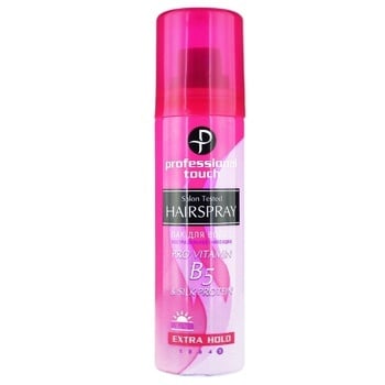 Professional Touch Pro Vitamin B5 Extra Strong Fixation Hairspray 50ml - buy, prices for Auchan - photo 1