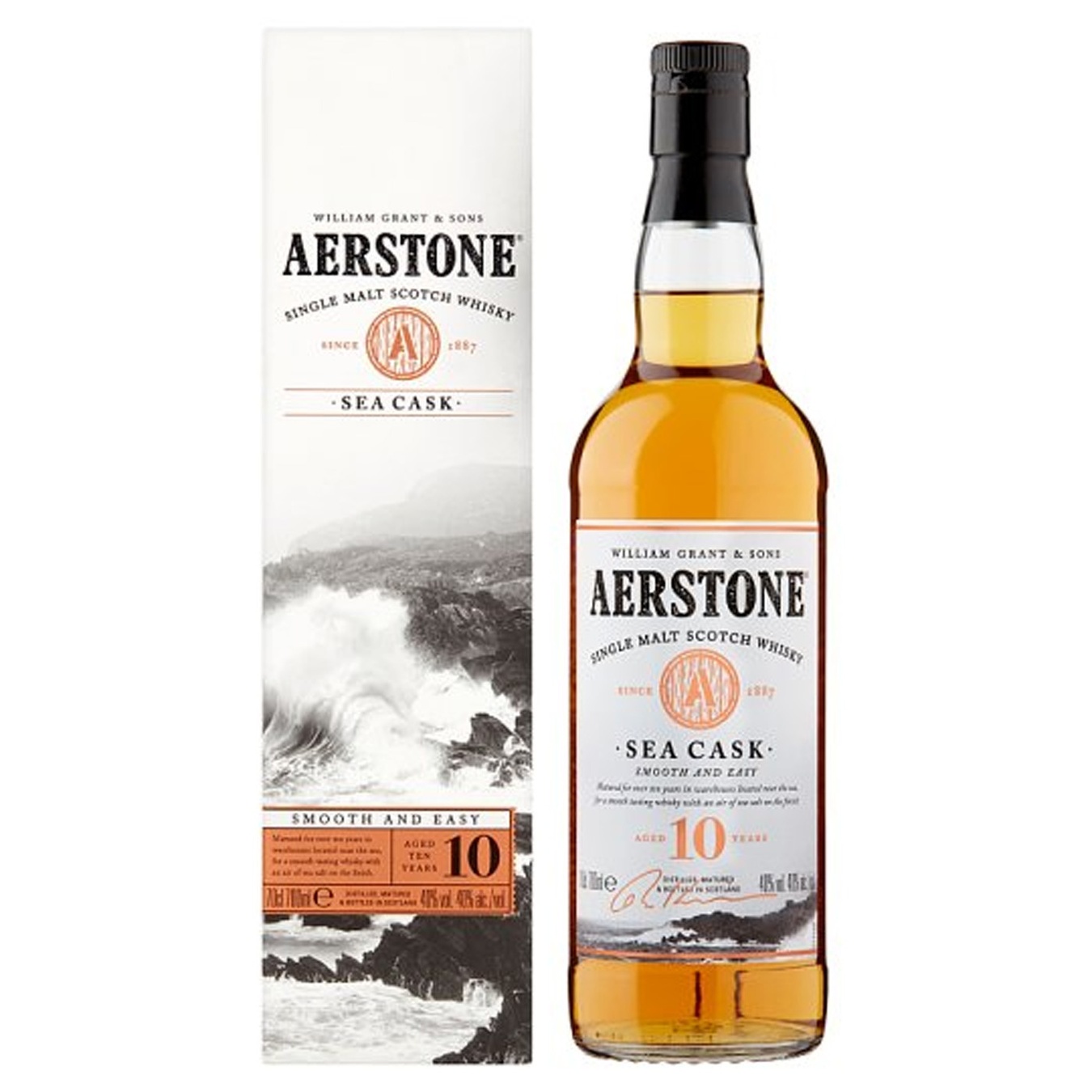 

Виски William Grant & Sons Aerstone Sea Cask 10лет 40% 0,7л