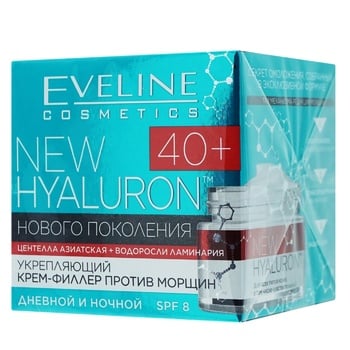 Eveline Bio Hyaluron 4D Cream for All Skin Types SPF8 40+ 50ml - buy, prices for Auchan - photo 2