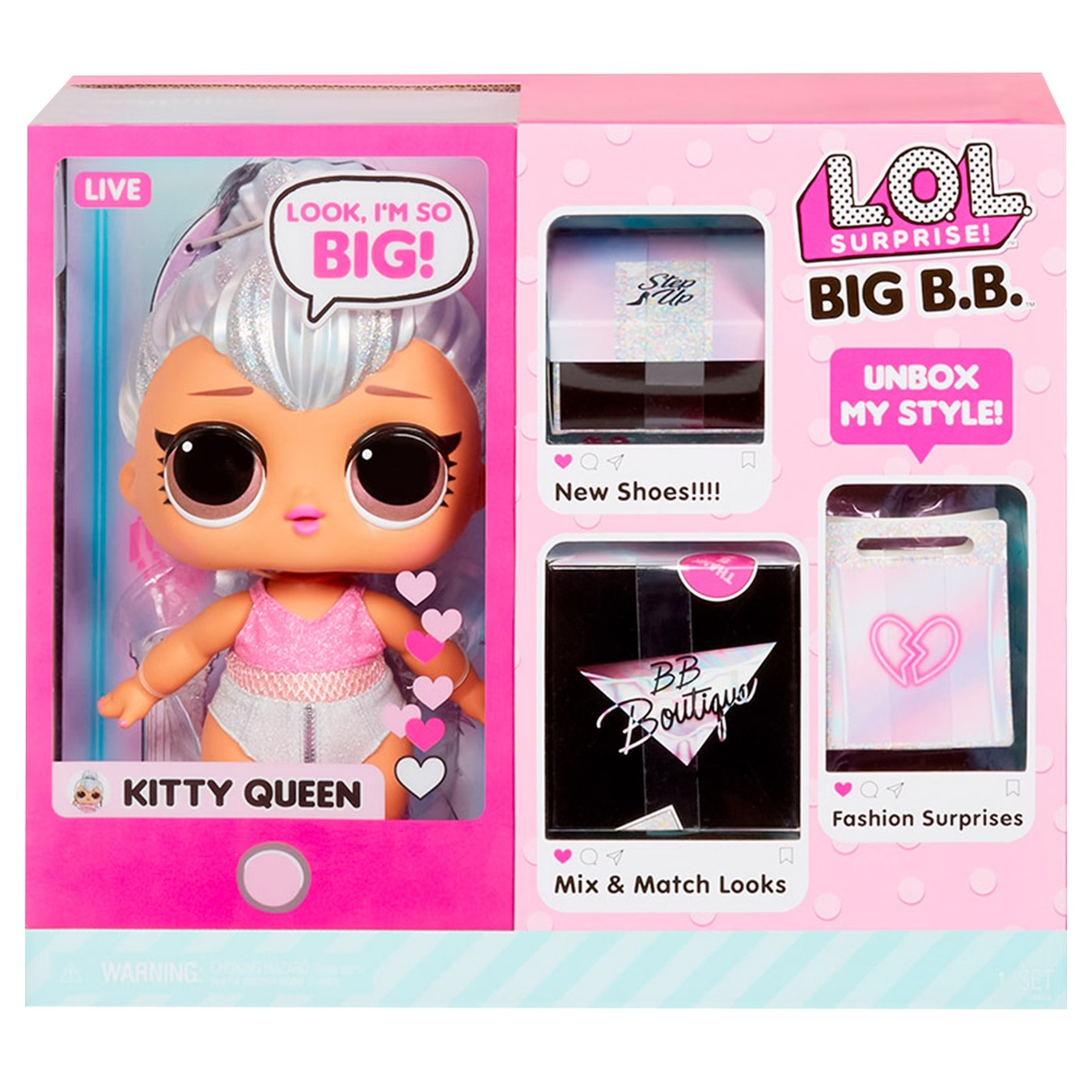 

Набор игровой L.O.L Surprise! Big B.B. Doll Королева Китти