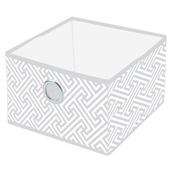 Handy Home Graphics Storage Box 28x28x18cm Grey - buy, prices for MegaMarket - photo 1