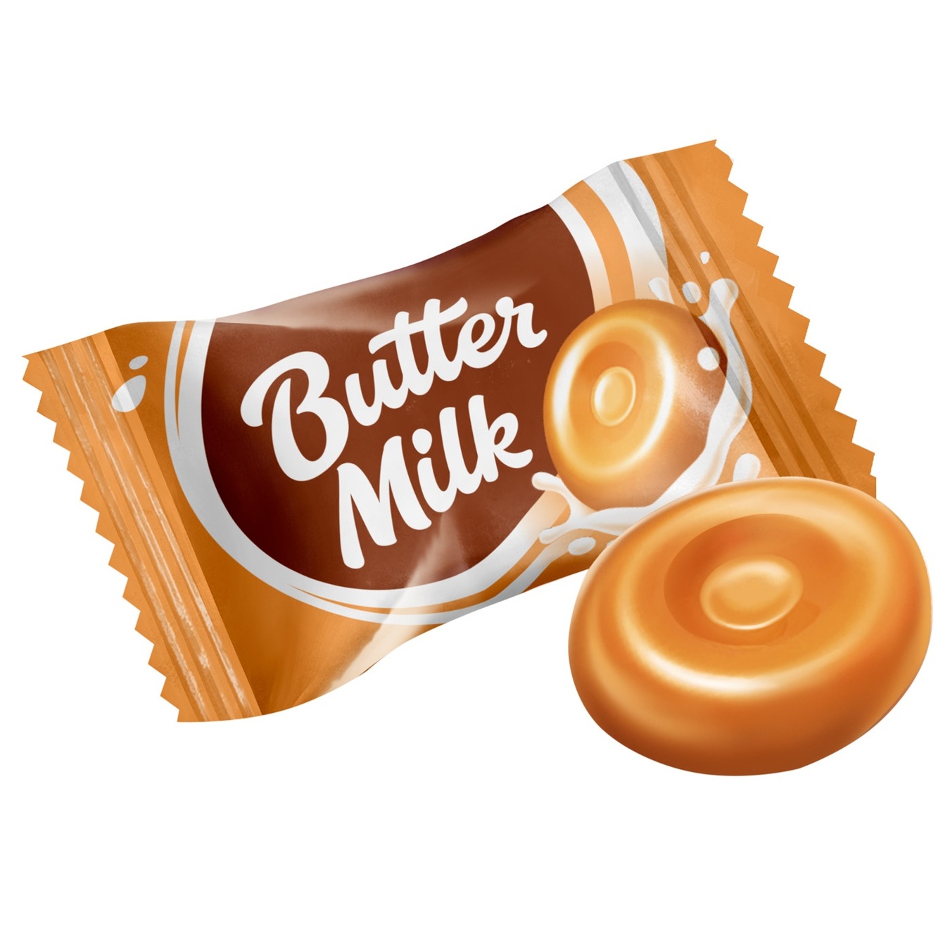 

Карамель Roshen Butter Milk молочная леденцовая
