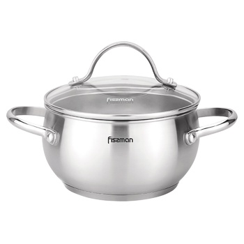 Fissman Martinez Pan with Glass Cap 1.8l - buy, prices for Vostorg - photo 1