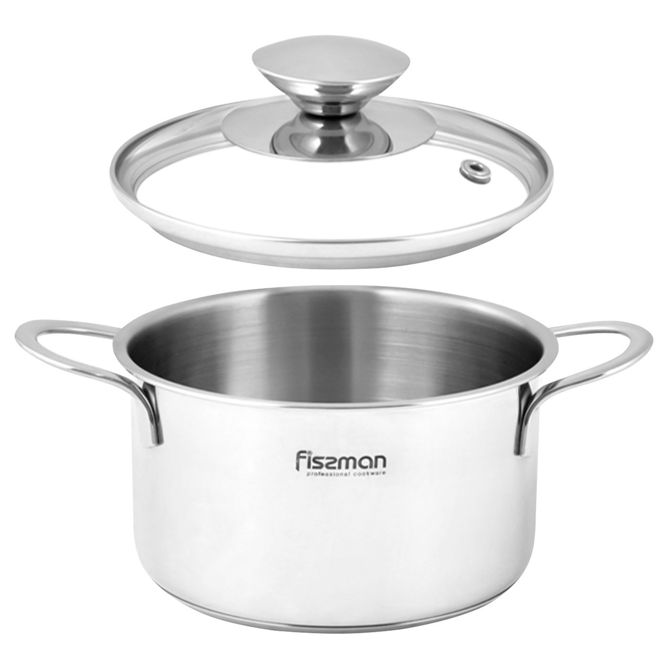 

Кастрюля Fissman Bambino со стеклянной крышкой 1,1л