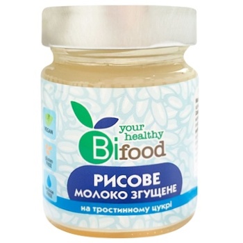 Bifood Rice Condensed Milk on Cane Sugar without Gluten 240g