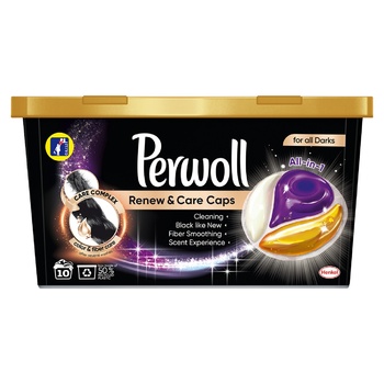 Средство Perwoll для стирки для темных вещей 10х14.5г