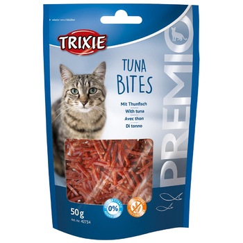 Ласощі для котів Trixie PREMIO Tuna Bites 50 г - курка та риба - купити, ціни на MasterZoo - фото 1