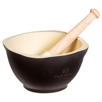 Emile Henry Kitchen Tools Mortar with Pusher 0.6l 14cm - buy, prices for WINETIME - photo 1