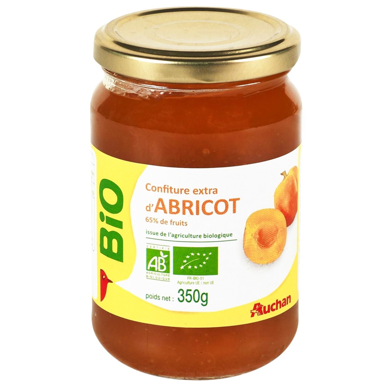 

Джем Auchan абрикосовый 370г