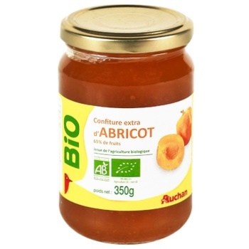 Auchan Apricot Jam 370g - buy, prices for Auchan - photo 1