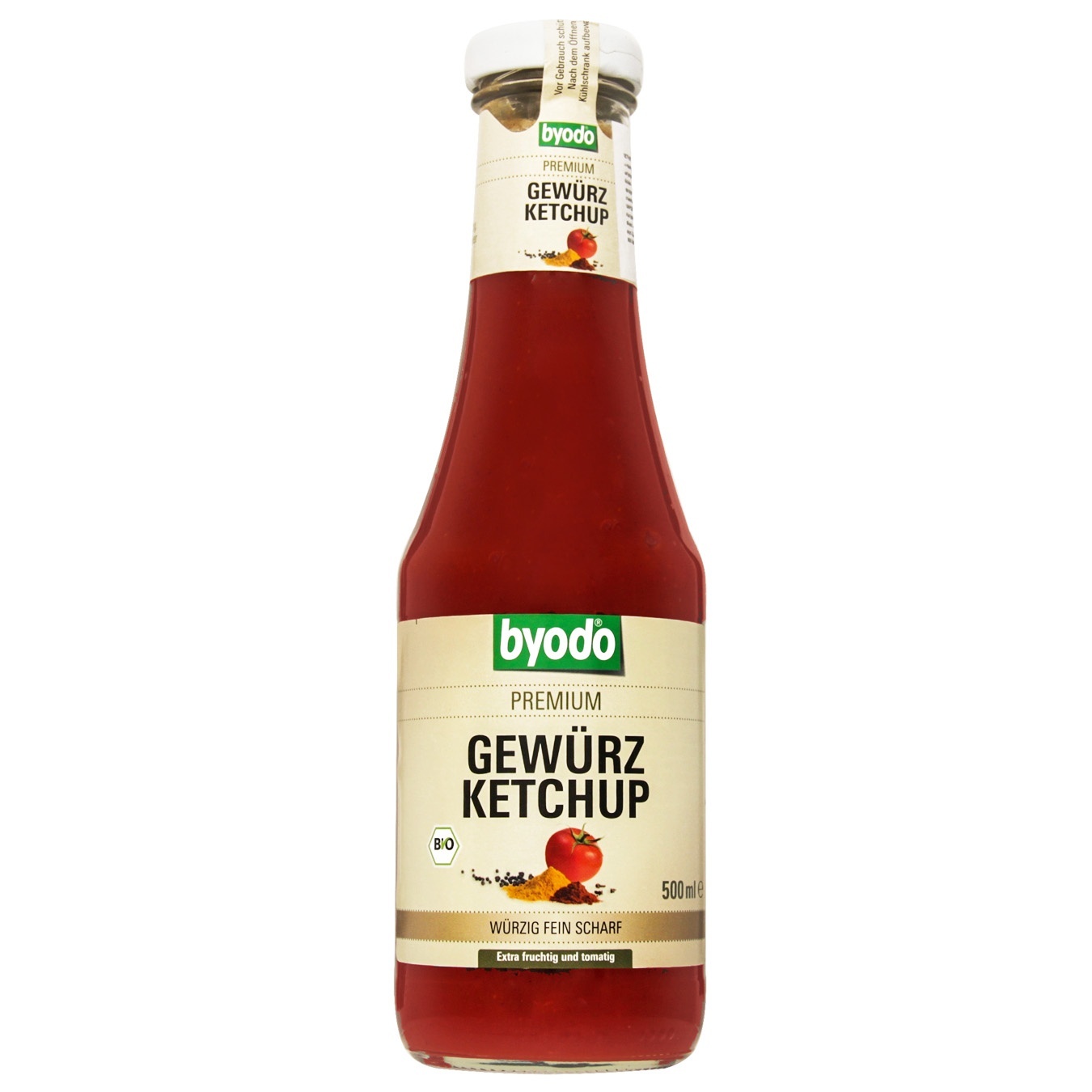

Кетчуп Byodo Organic томатный с пряностями 500мл