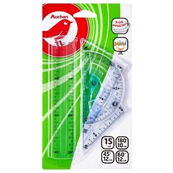 Auchan Set of Rulers Mini 4pcs - buy, prices for Auchan - photo 1