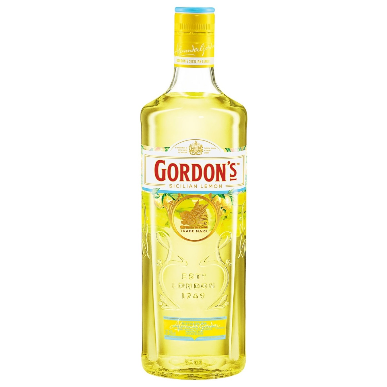 

Напиток алкогольный на основе джина Gordon's Sicilian Lemon 37,5% 0,7л