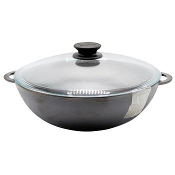 Biol Cast Iron Frying Pan with Lid 28cm - buy, prices for Vostorg - photo 1