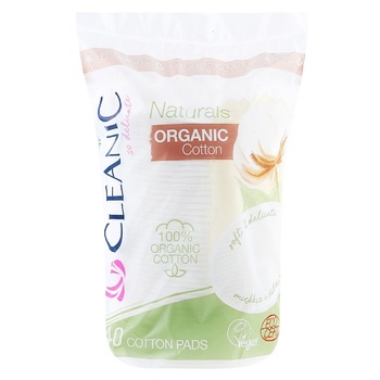 Диски ватные Cleanic Organic Cotton 40шт