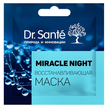 Маска для обличчя Dr. Sante Miracle night Відновлююча 12мл - купити, ціни на Auchan - фото 1