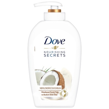 Крем-мыло Dove Nourishing Secrets с кокосовым маслом и миндальным молочком 500мл