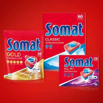 Засіб для чистки посуду Somat Класік 80 табл - купити, ціни на Auchan - фото 4