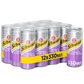 Schweppes Premium Tonic Water Carbonated beverage  0.33l