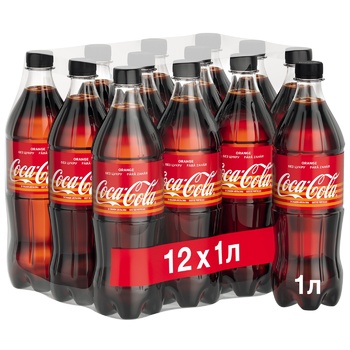 Напій Coca-cola Orange сильногазований 1л - купити, ціни на METRO - фото 1