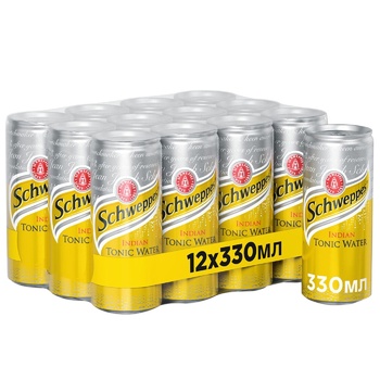 Schweppes Indian Tonic Carbonated Drink 0.33l - buy, prices for NOVUS - photo 3